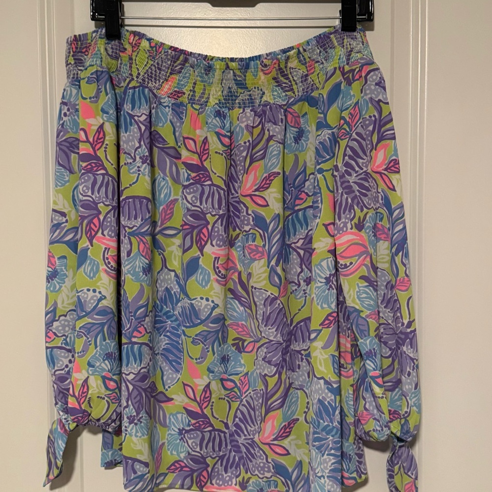 Lilly Pulitzer Off Shoulder Blouse